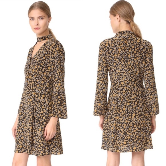 Derek‎ Lam 10 Crosby Silk Dress Alexis Rose - Picture 2 of 11